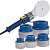 DYTRON D36631 Set P-4a 1200W PROFI blue (50-110) паяльник для труб с насадками