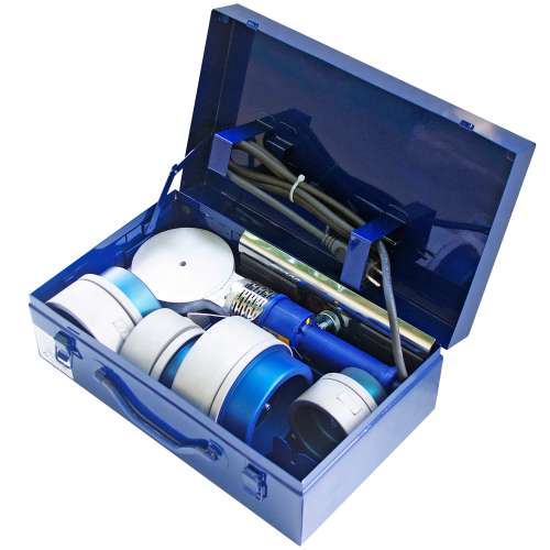 DYTRON D36641 Set P-4b 1200W TW Plus PROFI blue (75-125) паяльный утюг для пластиковых труб