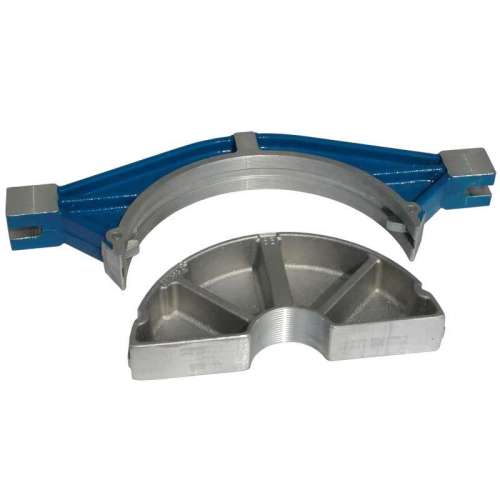 Стыковые сварочные аппараты для труб Tecnodue – защелки вкладышей на хомутах